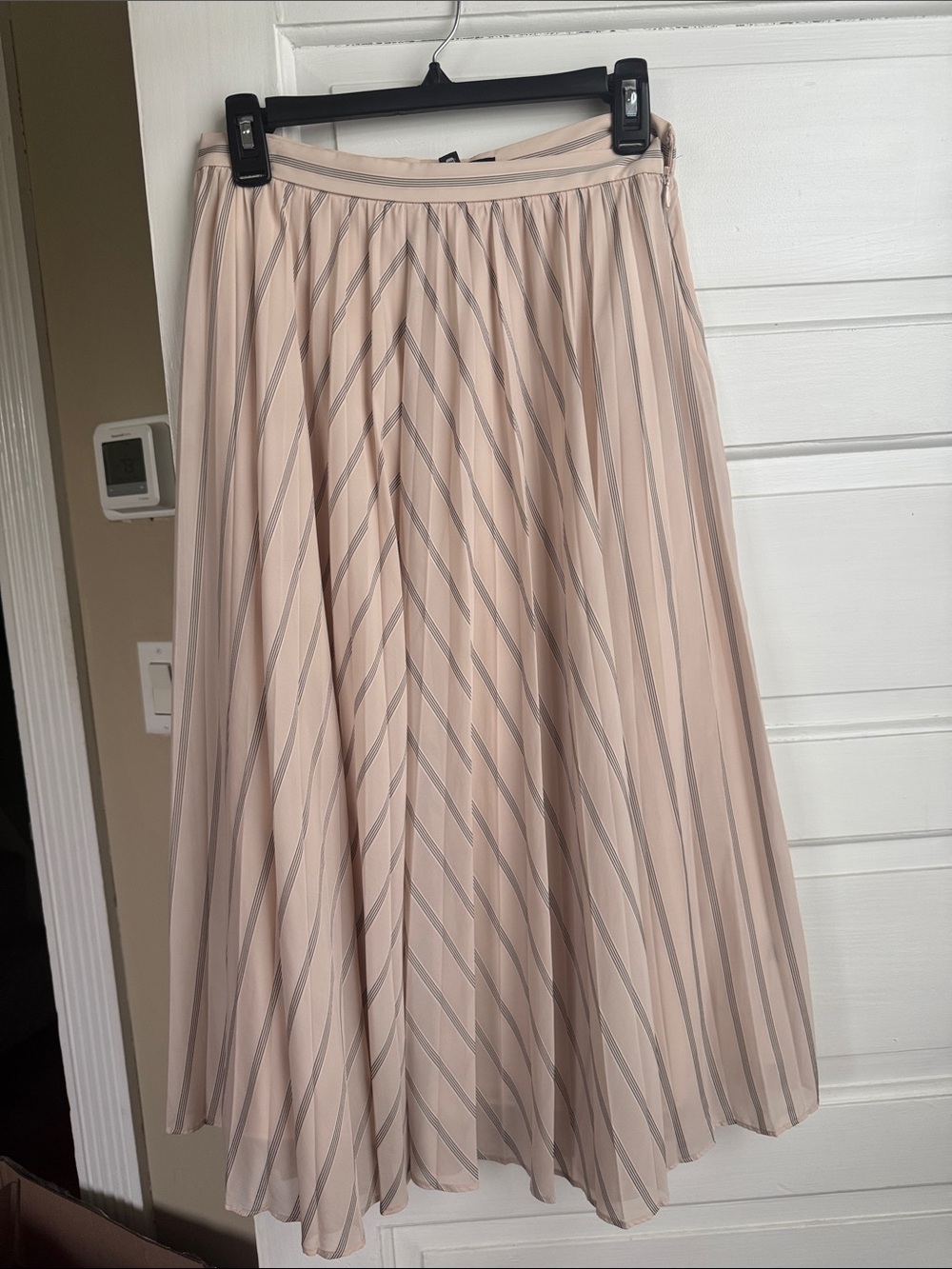 Banana Republic striped midi skirt